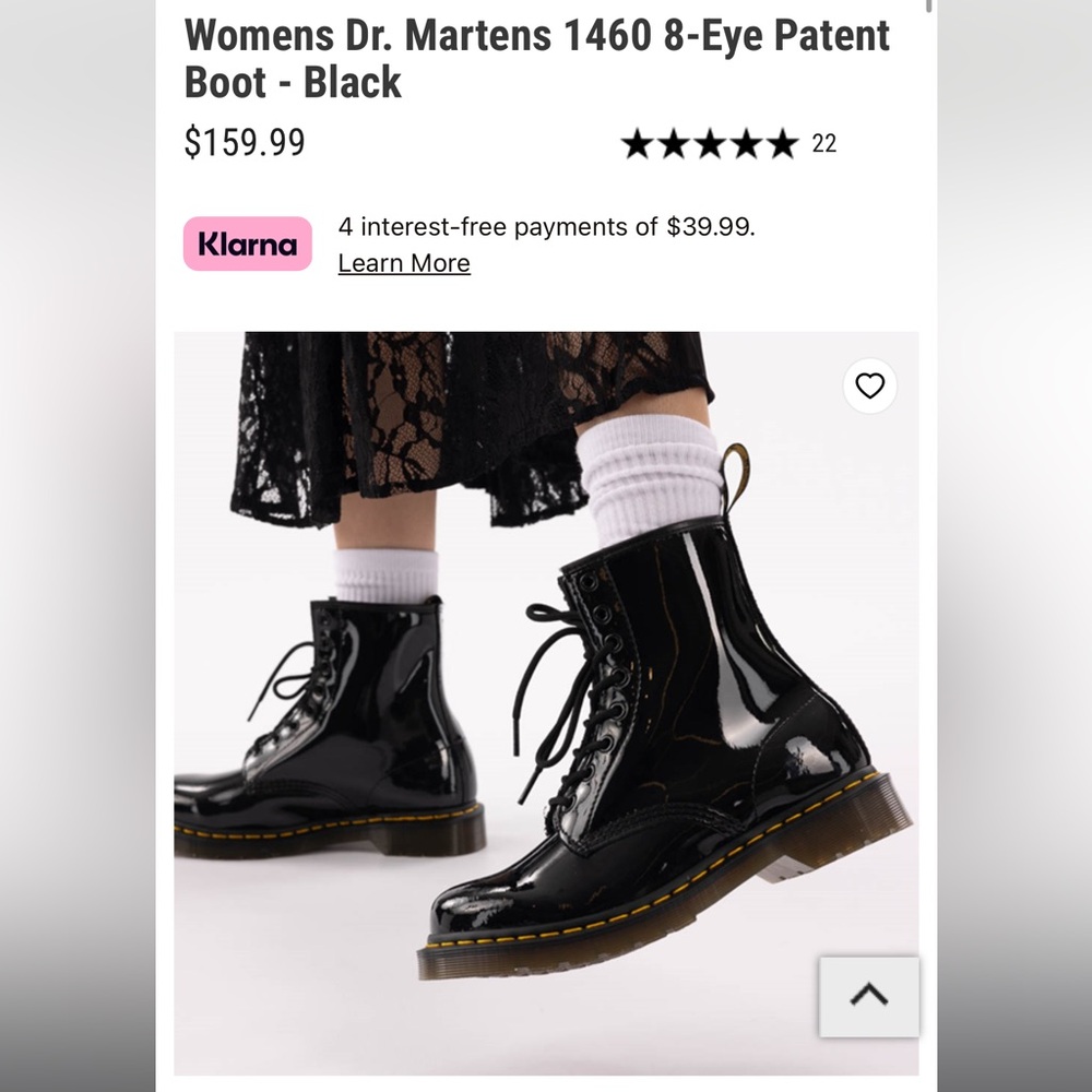 Dr. Martens 1460 8-Eye Patent Boot
